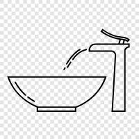 water, faucet, tap, bathroom icon svg