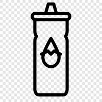 Wasserflasche, wiederverwendbare Wasserflasche, Sportflaschenhalter, Sportwasserflasche symbol