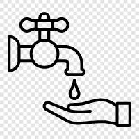 water conservation, water usage, water saving tips, water conservation ideas icon svg