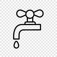 water, tap, sink, bathroom icon svg