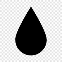 Water droplet, Water particles, Liquid, Vapor icon svg