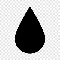 Water droplet, Water splash, Water bead, Water spurt icon svg