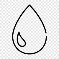 water droplet, liquid drop, spurt, jet icon svg