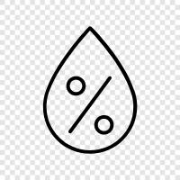 water droplet, rain, falling rain, raindrop phenomenon icon svg