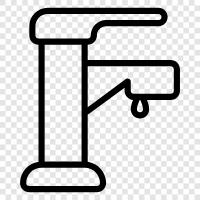 faucet, nozzle, duş, akış ikon svg