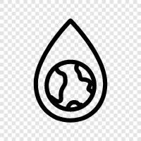 water, waterfalls, stream, river icon svg