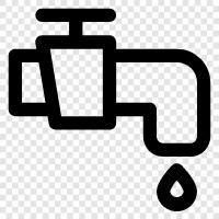 water faucet, water hose, water barrel, water conduit icon svg