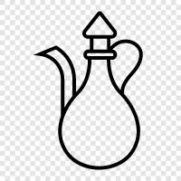 water goblet, water pitcher, water jug, water carafe icon svg