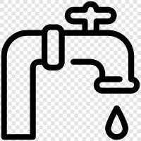 water, tap, sink, faucet mount icon svg