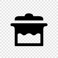 water, is pot of water, water pot, water kettle icon svg