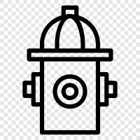 water main, fire hydrant, fire hydrant inspection, hydrant icon svg