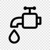water tap, drinking water, water bottle, water fountain icon svg