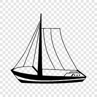 water, ocean, harbor, sailing icon svg