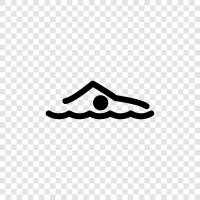 water, pool, swim, laps icon svg