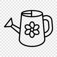 watering can for plants, garden watering can, watering can for flowers, garden icon svg