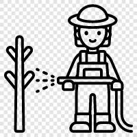 watering plants in winter, watering plants with a, watering plants icon svg