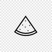 watermelon, melon, slice, fruit icon svg