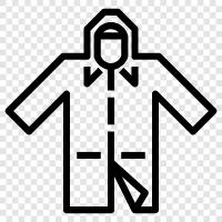 waterproof, raincoat, coat, jacket icon svg