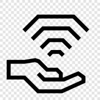 waving, arm movement, hand gesture, Hand wave icon svg