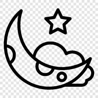 waxing moon, waning moon, full moon, crescent moon icon svg