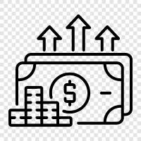 Wealth Growth, Business Growth, Investing, Stock Market Growth icon svg