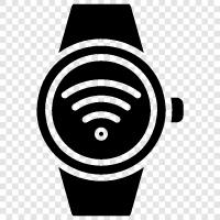 wearable, watch, time, health icon svg