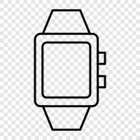 Wearable Technology, Activity Tracker, Smartwatch, Fitness Tracker icon svg