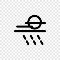 weather, precipitation, thunderstorms, heavy icon svg