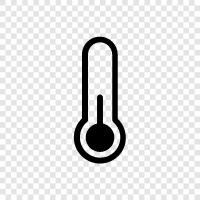 weather, fever, thermometer, fever chart icon svg