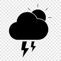 weather, tornado, flash flood, severe thunderstorm icon svg