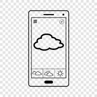 weather app, weather for mobile, weather for android, weather for iPhone icon