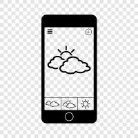 weather app, weather forecast, weather news, weather radar icon