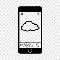 weather apps, forecasts, weather information, weather radar icon