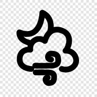 Wetterlage, Wettervorhersage, Wetterbericht, Wetterkarte symbol