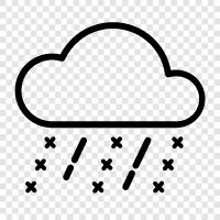 weather conditions, thunderstorms, rain, cold icon svg