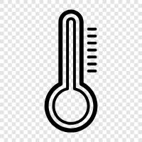 weather, temperature, mercury, electronic icon svg