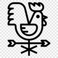 weather, cock, weathercock icon svg