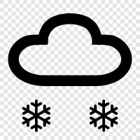 weather forecast, blizzard, snowstorm, winter icon svg