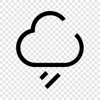weather, forecast, precipitation, thunderstorms icon svg
