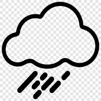 weather, Seattle, Oregon, Rain icon svg