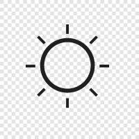 weather, sunny, sunny day, bright icon svg