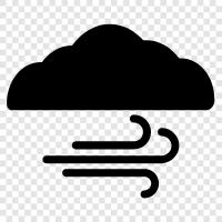 weather, atmospheric, gusts, turbulence icon svg