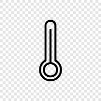 weather, thermometer, weather forecast, thermometer reading icon svg