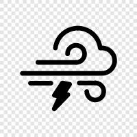 weather, lightning, storm, atmosphere icon svg