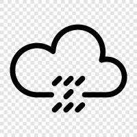 weather, precipitation, thunderstorm, storm icon svg