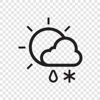 weather, precipitation, weather conditions, clouds icon svg