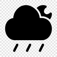 weather, forecast, rainfall, thunderstorms icon svg