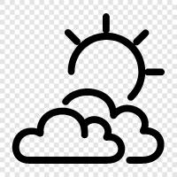 weather, clouds, rain, forecast icon svg