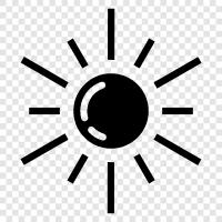 weather, rays, planets, stars icon svg