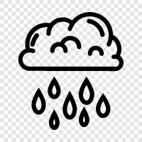 weather, clouds, thunderstorms, rainbows icon svg